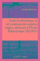 Traite d arithmetique 2e ed.
