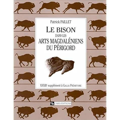 Gallia Prehistoire ; le Bison Dans les Arts Magdaleniens du Perigord