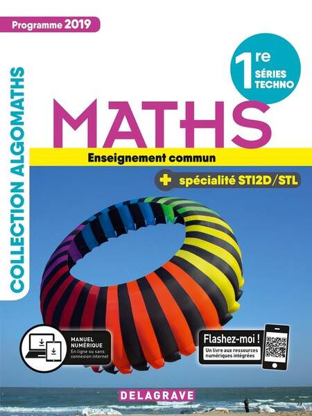 Maths; 1re Series Techno, Specialite Sti2d;stl; Enseignement Commun;