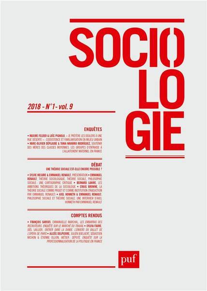 Revue Sociologie (Edition 2018)