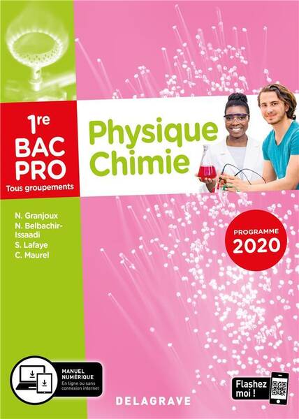 Physique - Chimie ; 1re Bac Pro ; Pochette Eleve (Edition 2020)