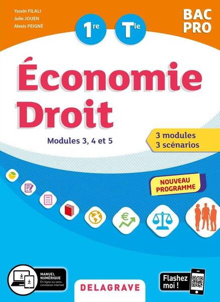 Economie Droit; 1re, Terminale Bac Pro; Pochette Eleve Edition 2020