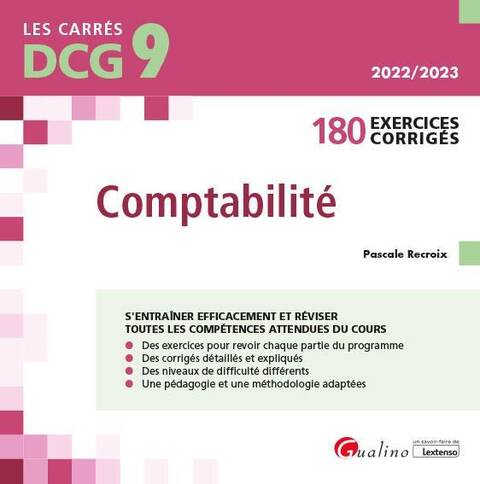 Dcg 9: Exercices Corriges de Comptabilite 180 Exercices Corriges 2e