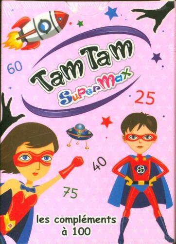 Tam tam supermax : les compléments à 100 : jeu mathématique CP-CE1