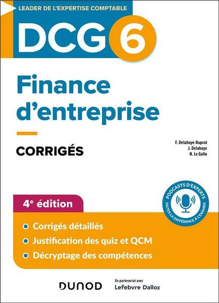 Dcg 6 finance d entreprise