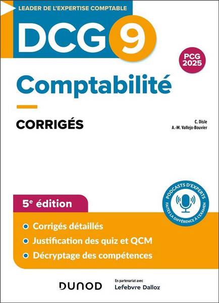 Dcg 9 comptabilite corriges 5e ed.