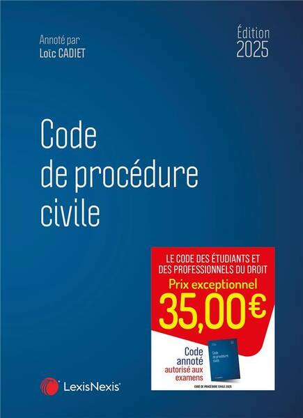 Code de procedure civile 2025