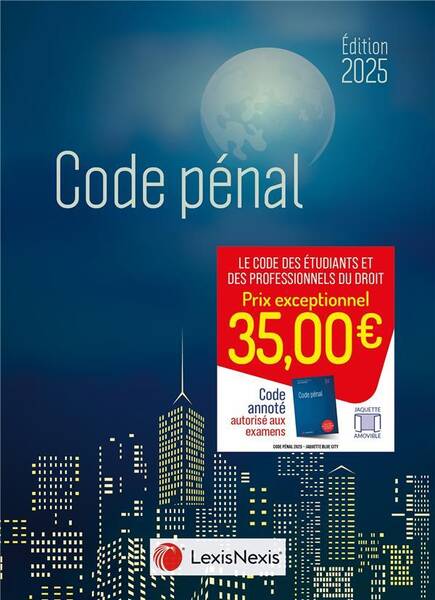 Code penal 2025 jaquette blue city