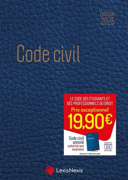 Code civil 2025 jaquette blue