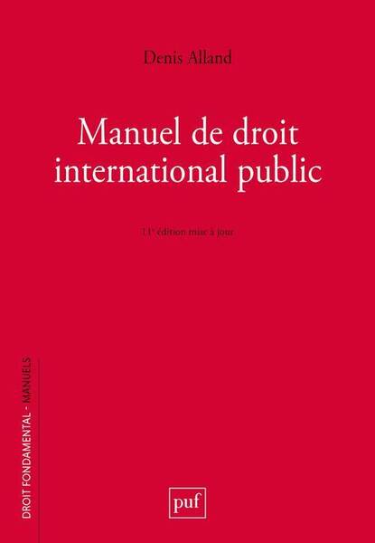 Manuel de Droit International Public