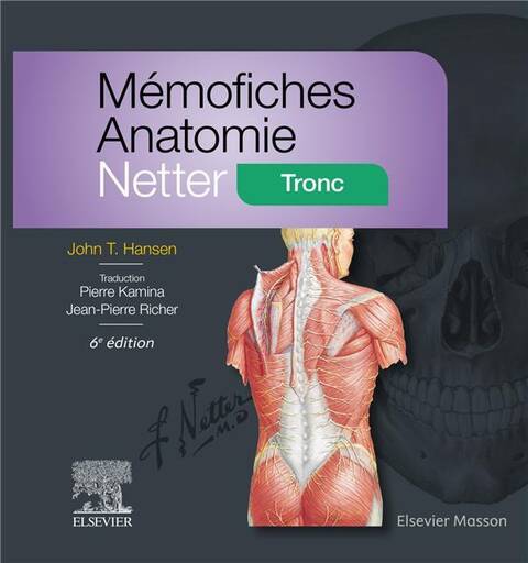 Memofiches anatomie netter - tronc