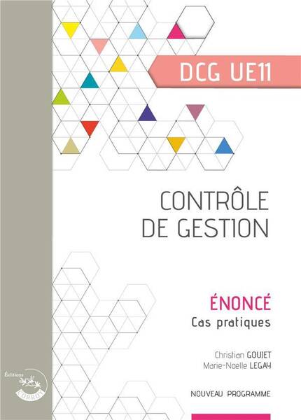 CONTROLE DE GESTION - ENONCE - UE 11 DU DCG
