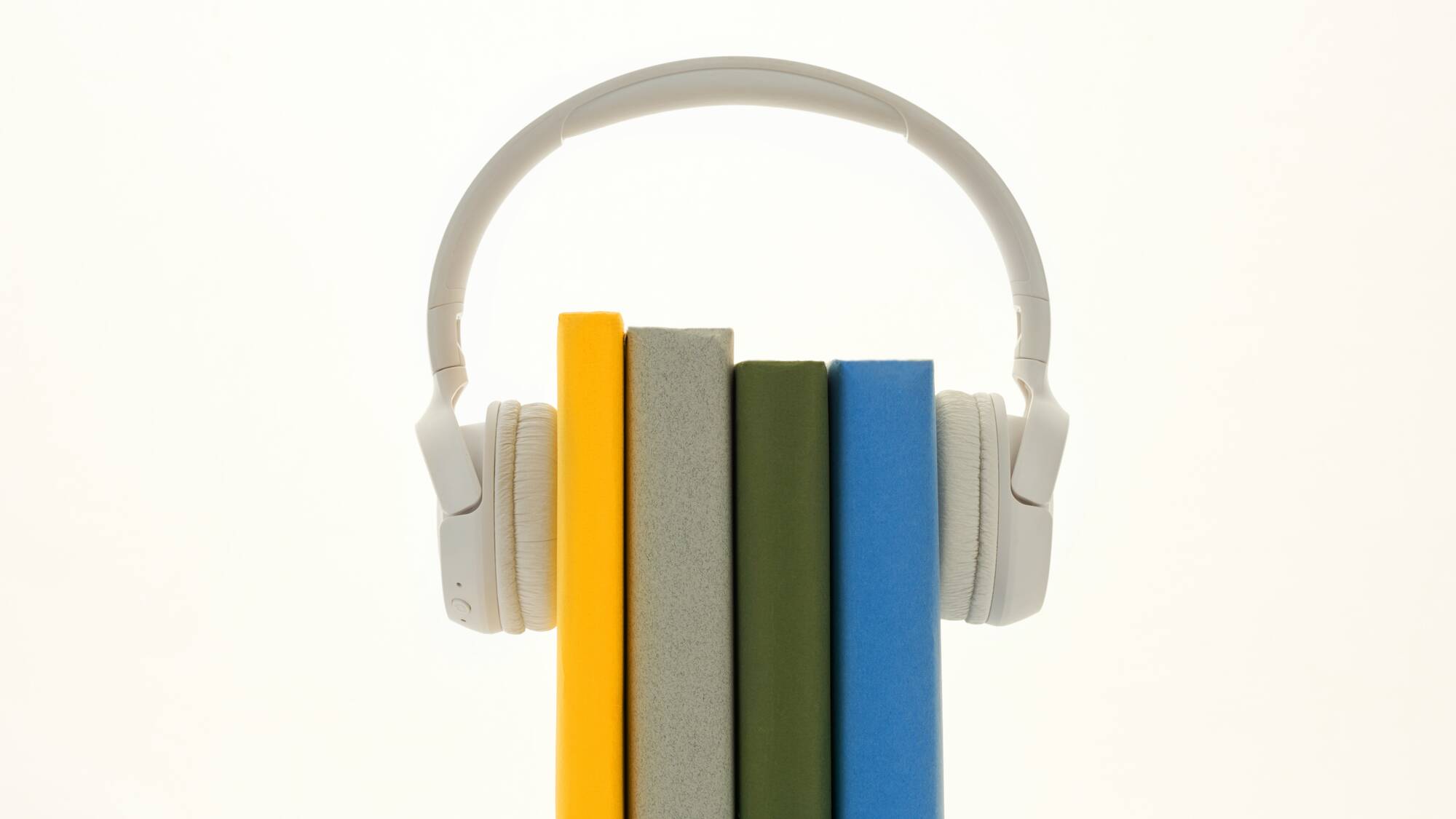 Casque audio avec des livres
