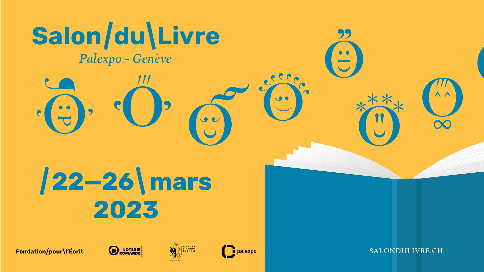 Affiche du Salon du livre de Genève 2023
