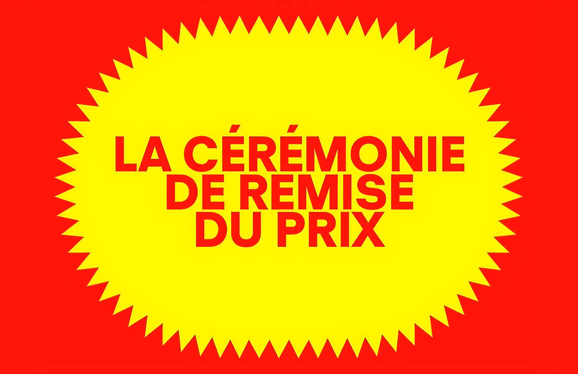 Visuel de la cérémonie de remise du Prix de la Ville de Lausanne