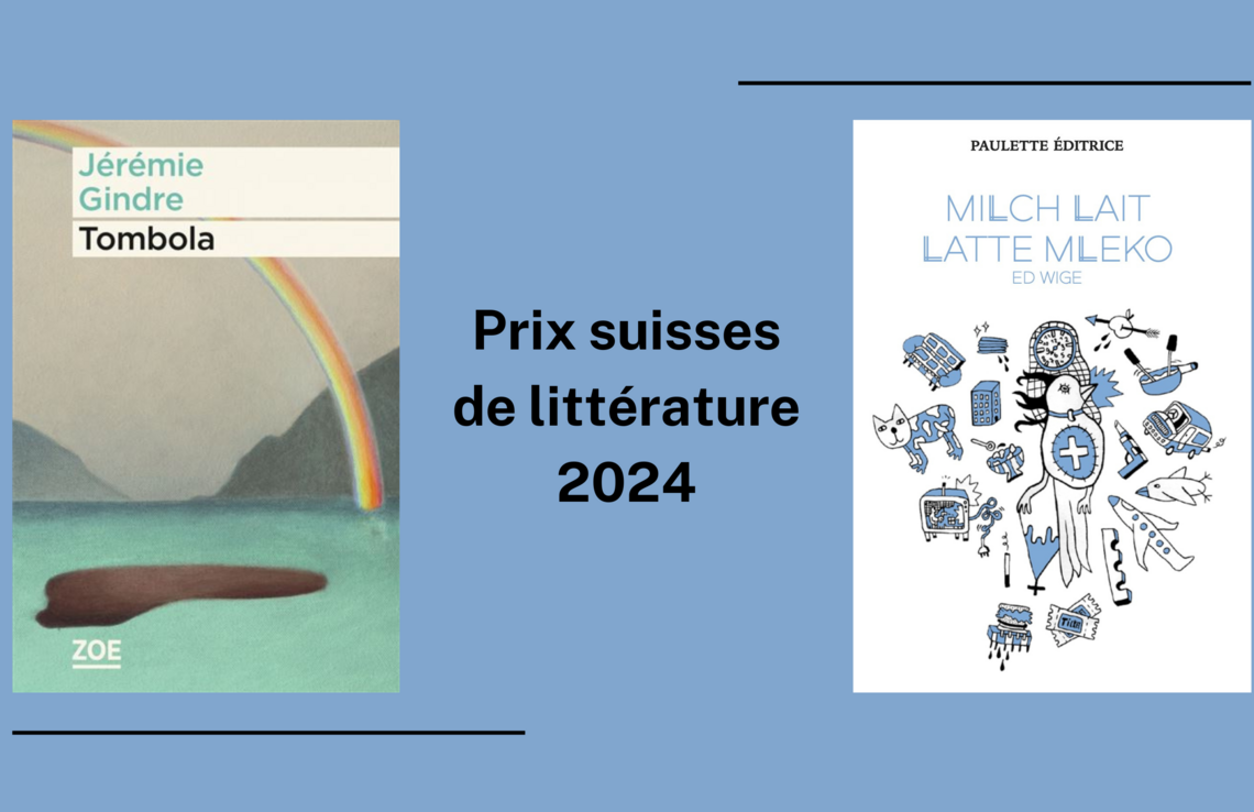 Deux prix suisses de littérature 2024