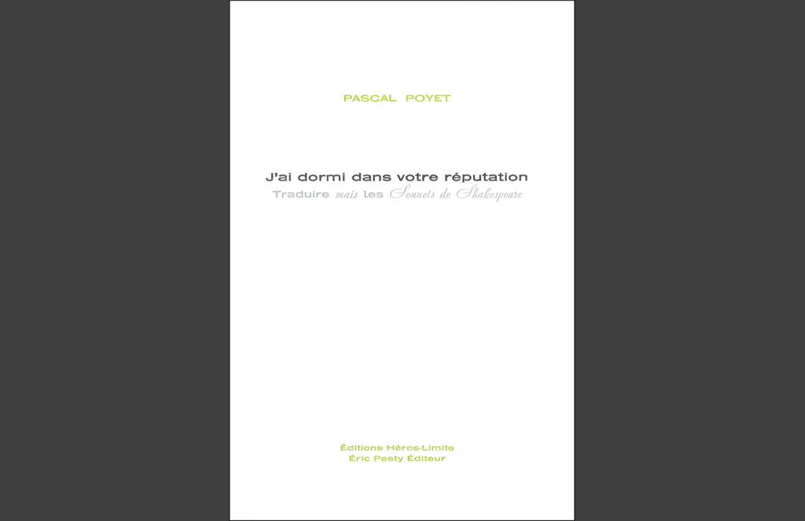 Couverture du livre de Pascal Poyet